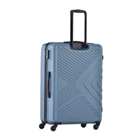 3 Piece Luggage Sets Abs Lightweight Suitcase With Two Hooks, Spinner Wheels, Tsa Lock, 20 24 28 Blue Blue Abs