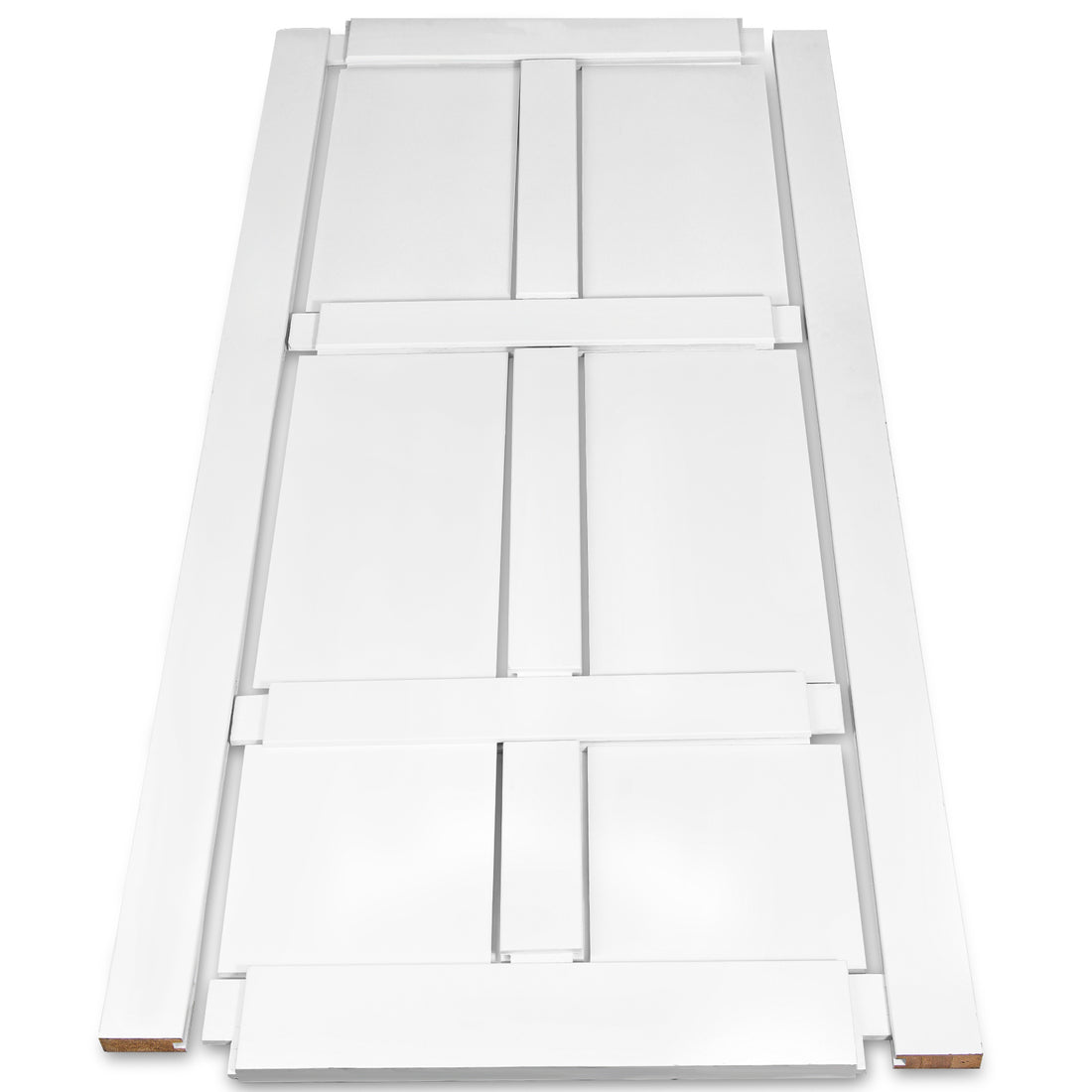 30" X 80" Six Panel Real Primed Door Slab, Diy Panel Door, Modern Interior Barn Door, Water Proof, Anti Deformation, Pre Drilled Ready To Assemble, Suitable For Pre Hung Door And Barn Door White Mdf