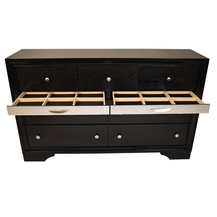 Matrix Traditional Style Full 5Pc Storage Bedroom Set Made With Wood In Black Box Spring Not Required Full Black Wood 5 Piece Set Bedroom Bed Included,Chest Included,Dresser Included,Mirror Included,Nightstand Included Traditional Solid Wood Mdf Wood