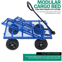 Tools Cart Wagon Cart Garden Cart Trucks Make It Easier To Transport Firewood Black Metal