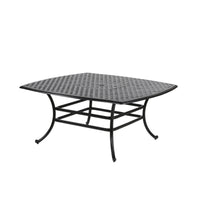 9 Piece Dining Set Antique Bronze Polyester Aluminum