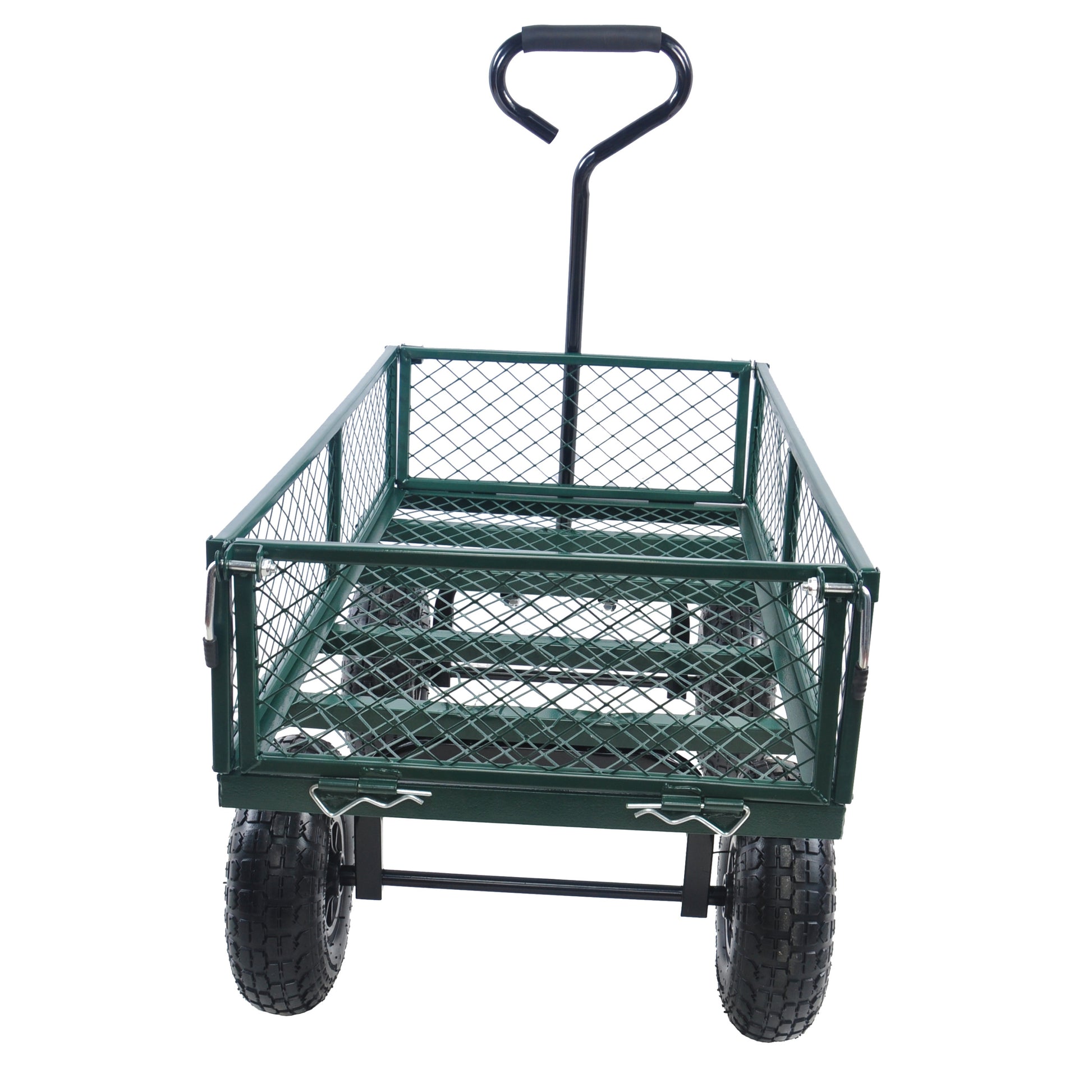 Wagon Cart Garden Cart Trucks Make It Easier To Transport Firewood Green Green Metal