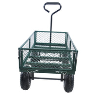 Wagon Cart Garden Cart Trucks Make It Easier To Transport Firewood Green Green Metal