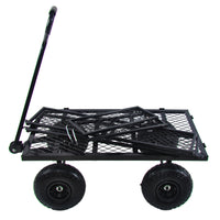 Wagon Cart Garden Cart Trucks Make It Easier To Transport Firewood Tc1840Bkg Black Metal
