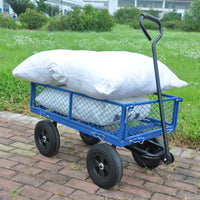 Tools Cart Wagon Cart Garden Cart Trucks Make It Easier To Transport Firewood Black Metal