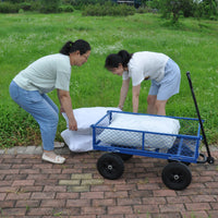 Tools Cart Wagon Cart Garden Cart Trucks Make It Easier To Transport Firewood Black Metal