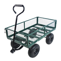 Wagon Cart Garden Cart Trucks Make It Easier To Transport Firewood Green Green Metal