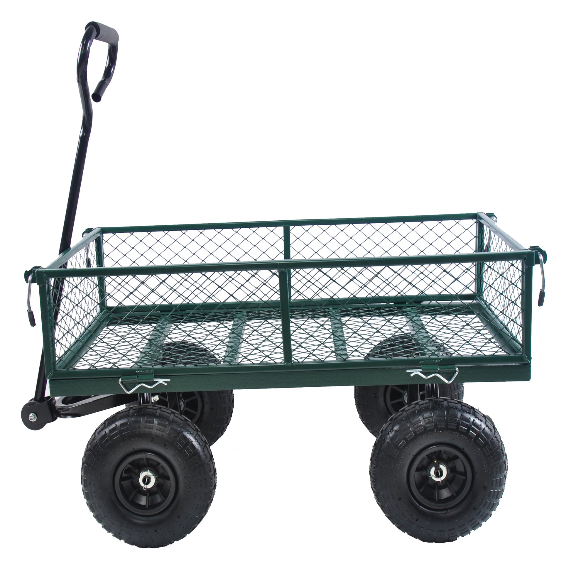 Wagon Cart Garden Cart Trucks Make It Easier To Transport Firewood Green Green Metal