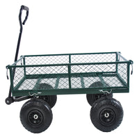 Wagon Cart Garden Cart Trucks Make It Easier To Transport Firewood Green Green Metal