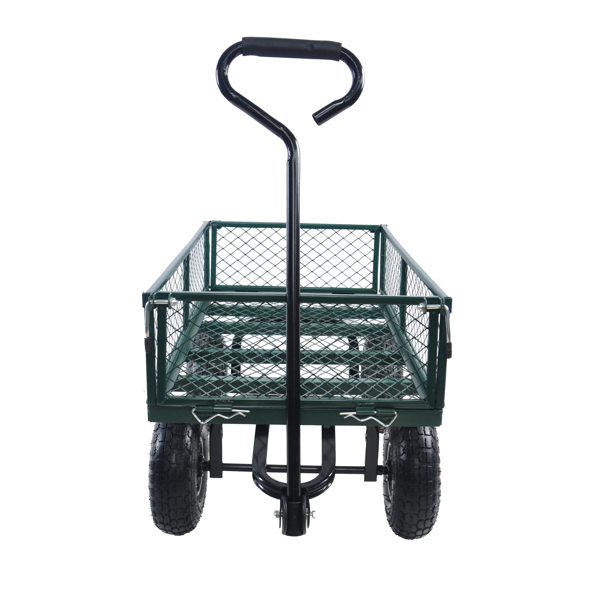 Wagon Cart Garden Cart Trucks Make It Easier To Transport Firewood Green Green Metal