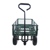 Wagon Cart Garden Cart Trucks Make It Easier To Transport Firewood Green Green Metal