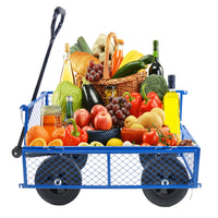 Tools Cart Wagon Cart Garden Cart Trucks Make It Easier To Transport Firewood Black Metal