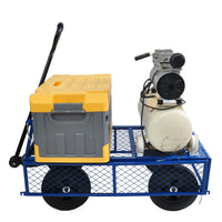 Tools Cart Wagon Cart Garden Cart Trucks Make It Easier To Transport Firewood Black Metal