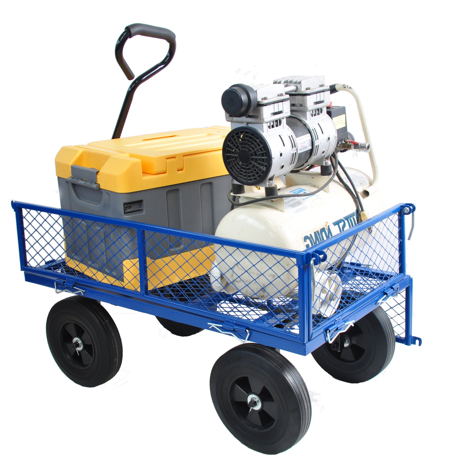 Tools Cart Wagon Cart Garden Cart Trucks Make It Easier To Transport Firewood Black Metal