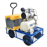 Tools Cart Wagon Cart Garden Cart Trucks Make It Easier To Transport Firewood Black Metal