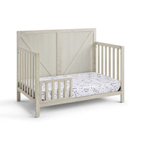 Barnside 4 In 1 Convertible Crib Washed Gray Grey Solid Wood