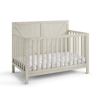 Barnside 4 In 1 Convertible Crib Washed Gray Grey Solid Wood