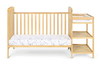 Ramsey Crib And Changer Combo Natural Natural Solid Wood