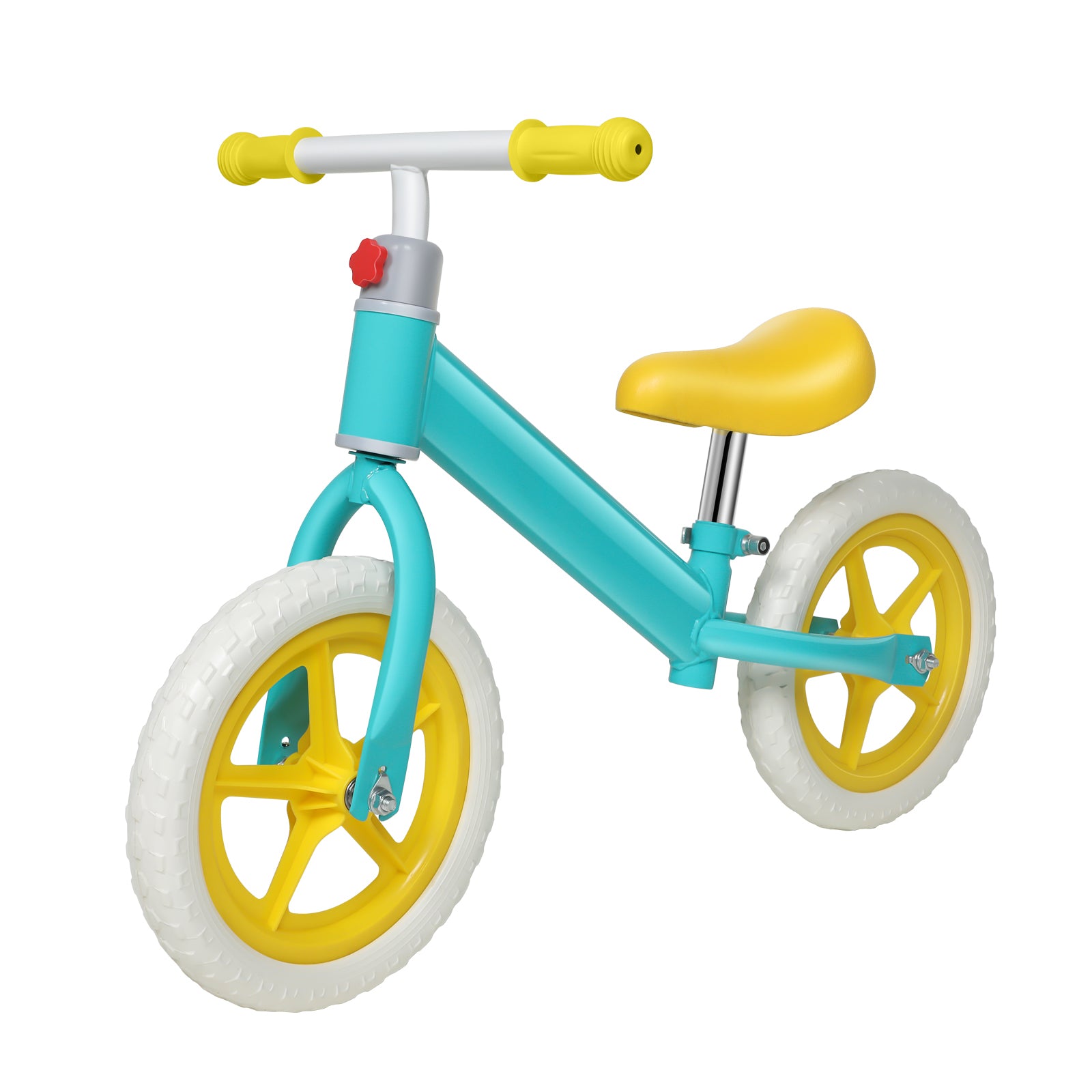 11Inch Kids Balance Bike Adjustable Height Carbon Steel & Pe Tires For 2 6 Years Blue Steel