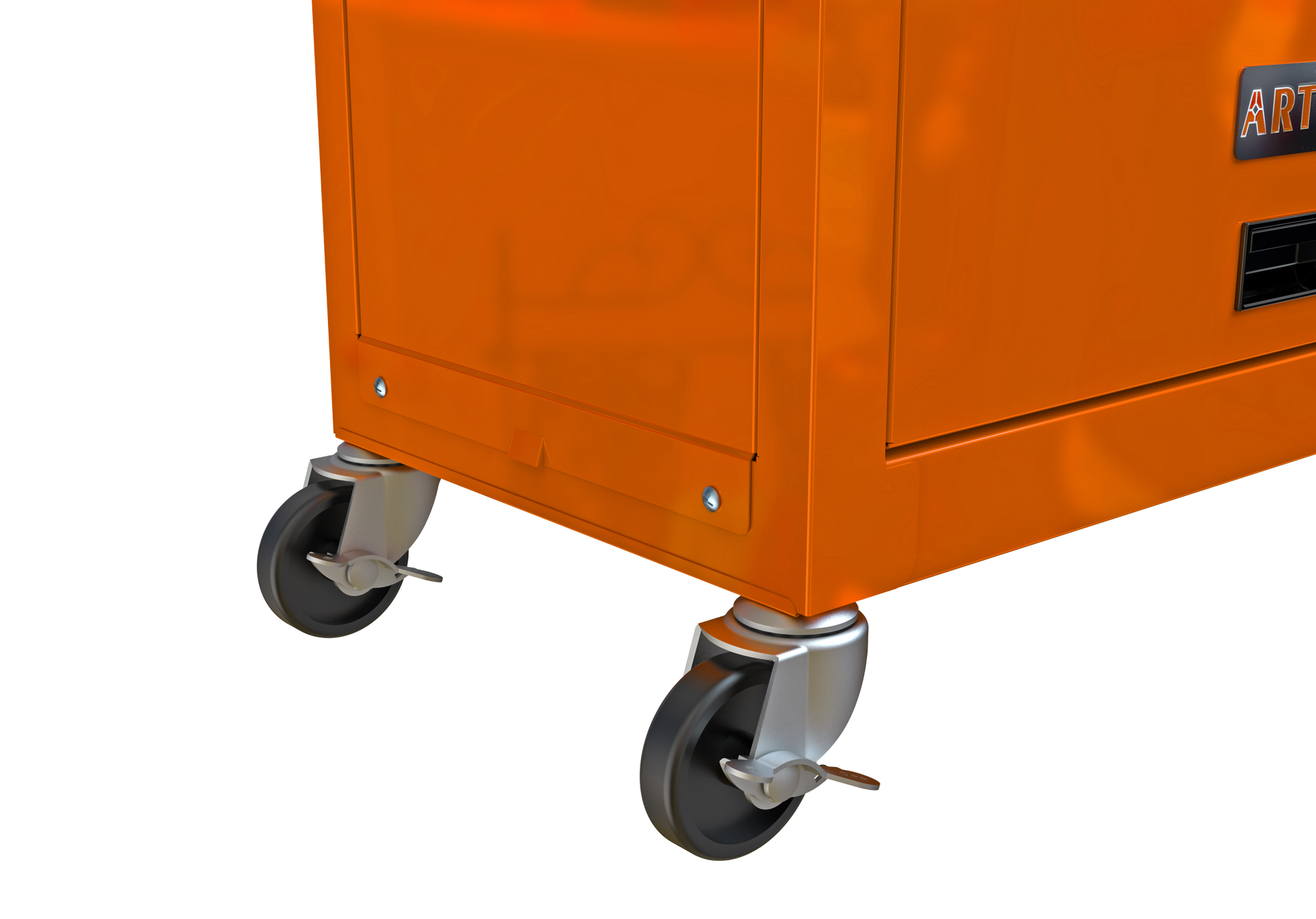 High Capacity Rolling Tool Chest With Wheels And Drawers, 8 Drawer Tool Storage Cabinet Orange Orange Steel
