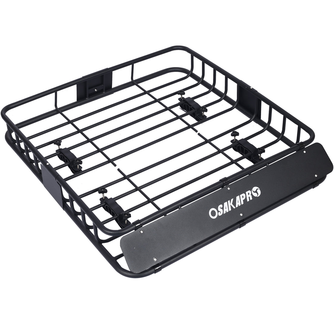 Rooftop Cargo Carrier Basket Motoring Roof Rack,Top Mount Roof Rack 43 Black Steel Black Steel