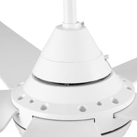 Yuhao 48 In Intergrated Led Ceiling Fan With White Abs Blade White Abs Steel Q235