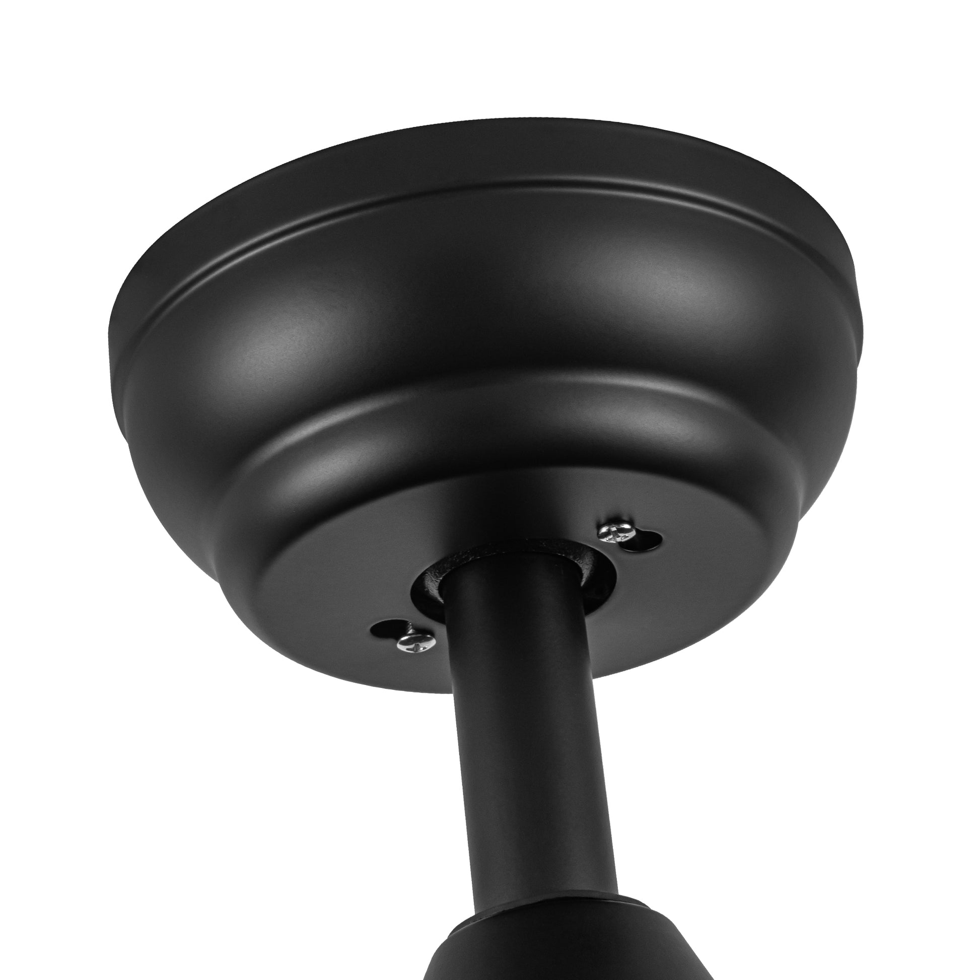 44 In Intergrated Led Ceiling Fan With Black Abs Blade Black Plywood