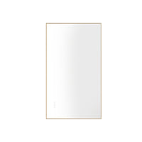 42X 24Inch Led Mirror Bathroom Vanity Mirror With Back Light, Wall Mount Anti Fog Memory Large Adjustable Vanity Mirror Gold Aluminium