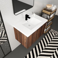 Soft Close Doors Bathroom Vanity With Sink,30 Inch For Small Bathroom,30X18 00630Caw Kd Packing California Walnut 2 Wall Mounted Modern Plywood Plywood