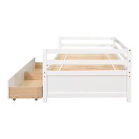 Daybed With Two Storage Drawers ,White Old Sku:W50450915 Twin White Pine