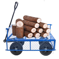 Tools Cart Wagon Cart Garden Cart Trucks Make It Easier To Transport Firewood Black Metal