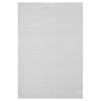 Milano Collection Pale Celadon Woven Area Rug White Polyester