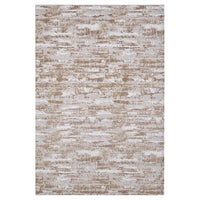 Milano Collection Shimmer Skin Woven Area Rug Beige Polyester