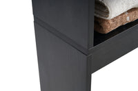 Home Bathroom Shelf Over The Toilet, Bathroom Spacesaver, Bathroom, Tollilet Storage Cabinet Black Mdf