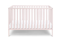 Palmer 3 In 1 Convertible Island Crib Pastel Pink Pink Solid Wood