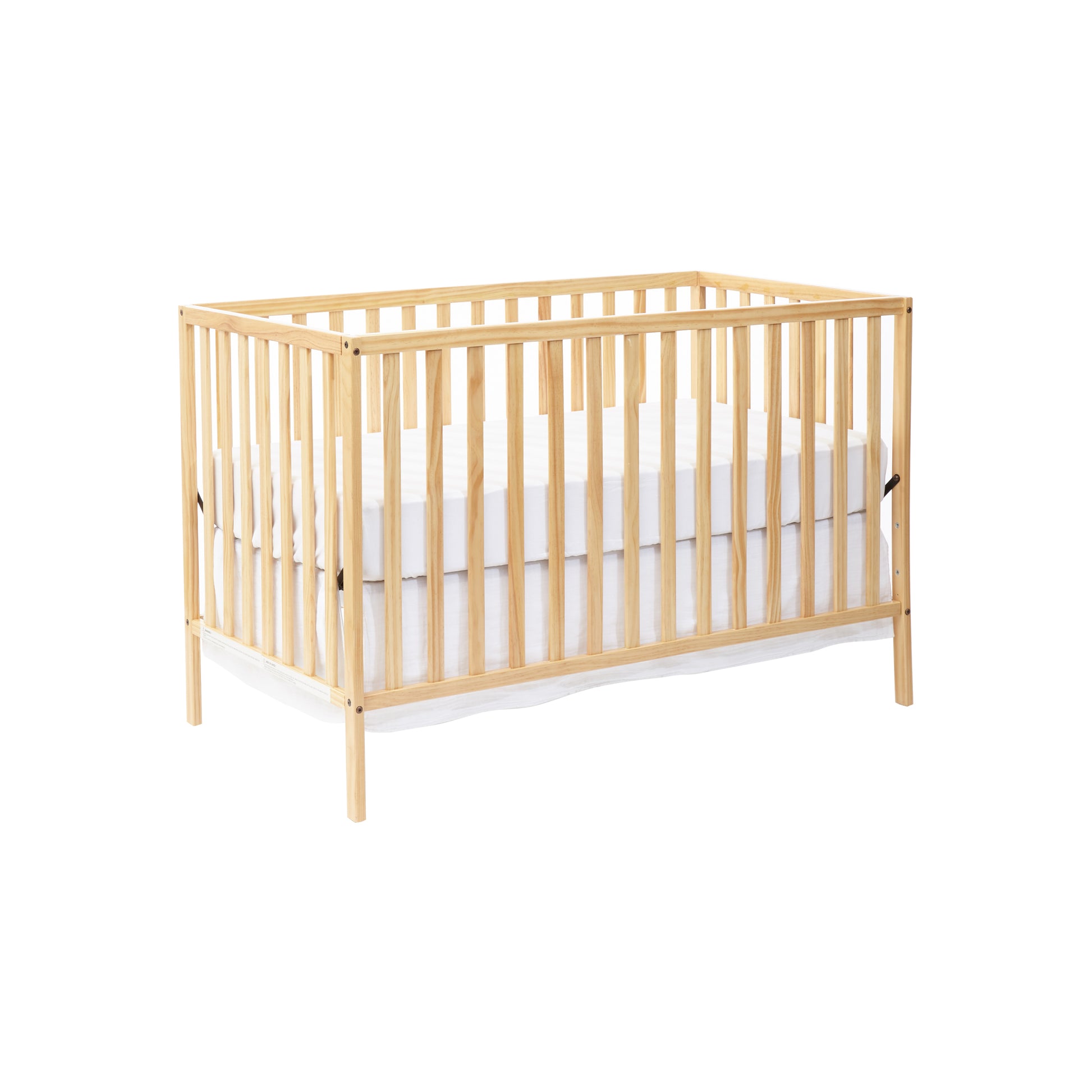 Palmer 3 In 1 Convertible Island Crib Natural Natural Solid Wood