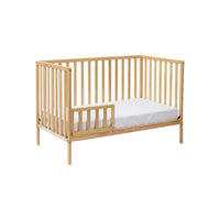 Palmer 3 In 1 Convertible Island Crib Natural Natural Solid Wood