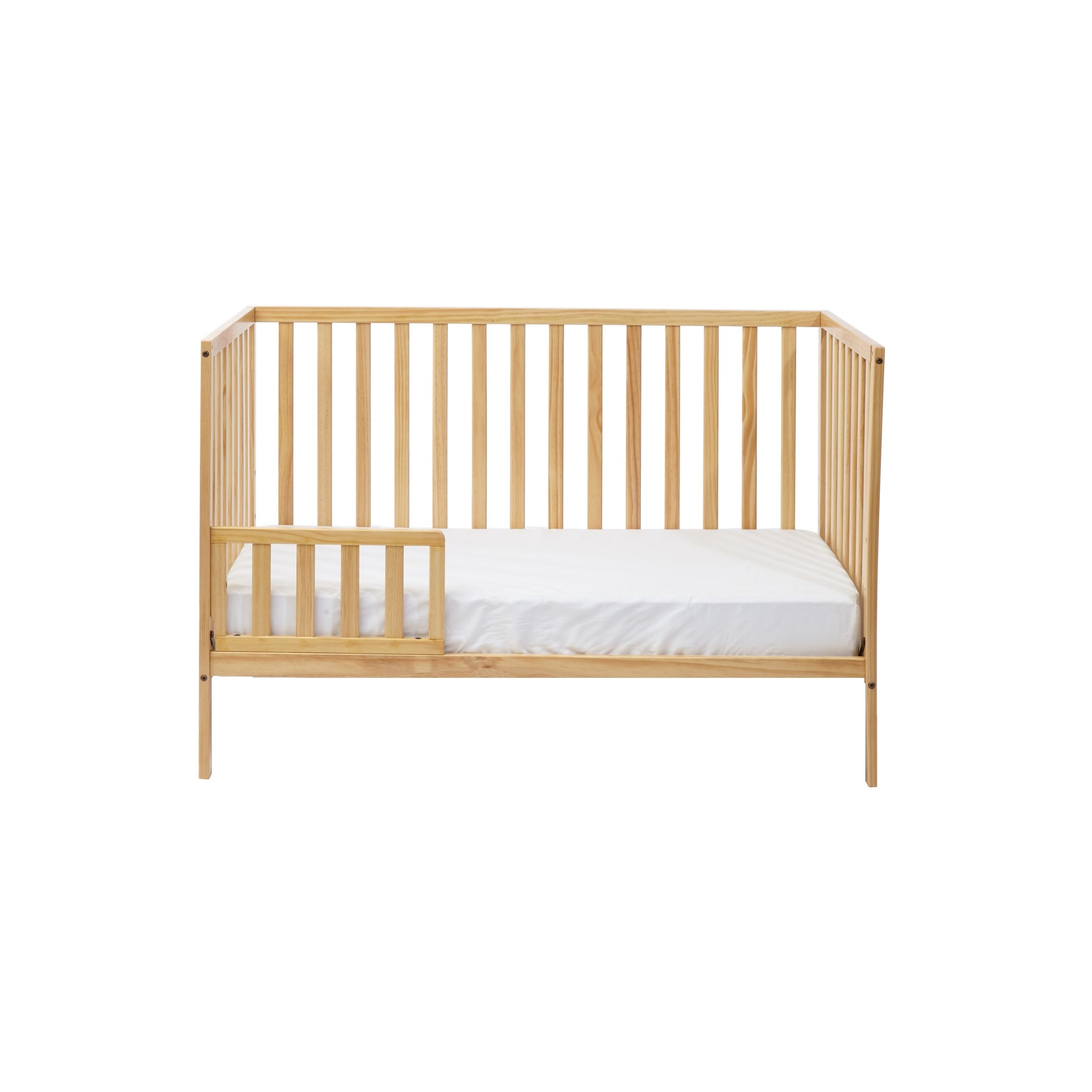 Palmer 3 In 1 Convertible Island Crib Natural Natural Solid Wood