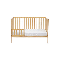 Palmer 3 In 1 Convertible Island Crib Natural Natural Solid Wood