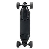 All Terrain Dual 1000*2 Hub Motor Electric Skateboard With 32Mph Max Speed,25Miles Range,9600Mah Battery. Black Gray Carbon Fiber