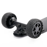 All Terrain Dual 1000*2 Hub Motor Electric Skateboard With 32Mph Max Speed,25Miles Range,9600Mah Battery. Black Gray Carbon Fiber