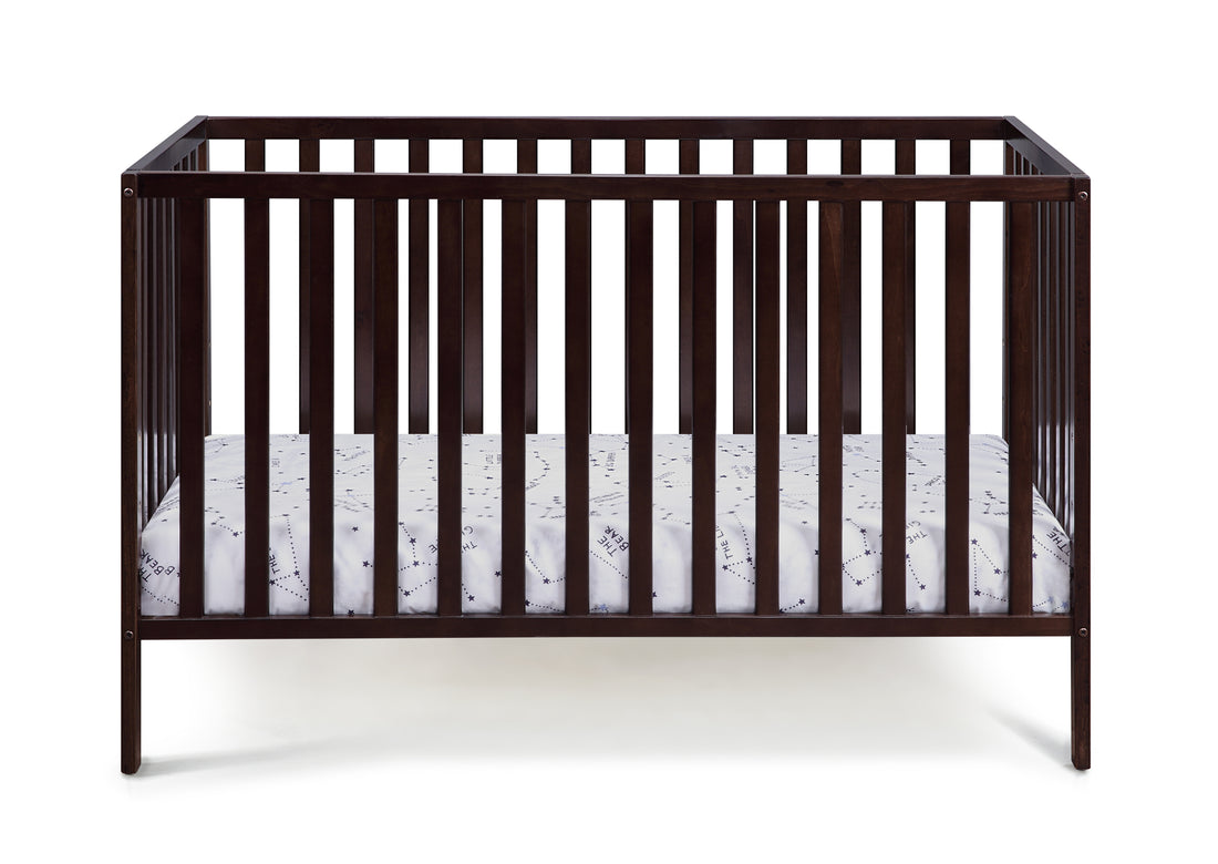 Palmer 3 In 1 Convertible Island Crib Espresso Espresso Solid Wood