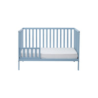 Palmer 3 In 1 Convertible Island Crib Baby Blue Baby Blue Solid Wood