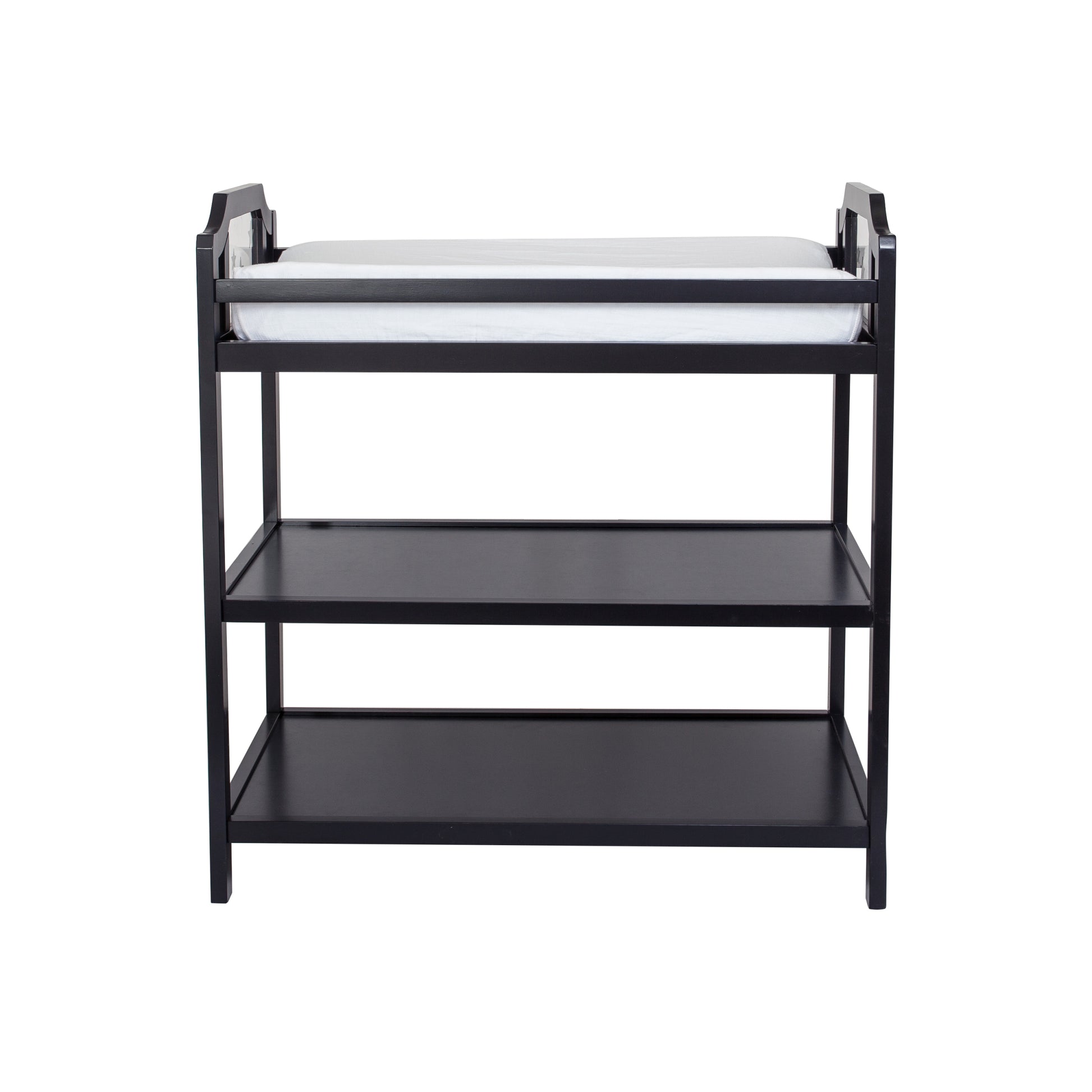 Celeste Changing Table Black Black Solid Wood