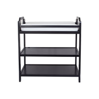 Celeste Changing Table Black Black Solid Wood