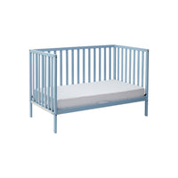 Palmer 3 In 1 Convertible Island Crib Baby Blue Baby Blue Solid Wood