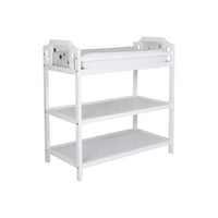 Celeste Changing Table White White Solid Wood