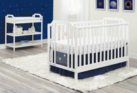 Celeste 3 In 1 Convertible Island Crib White White Solid Wood