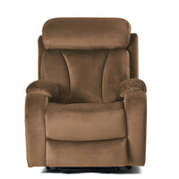 Lift Chair Recliner For Elderly Power Remote Control Recliner Sofa Relax Soft Chair Anti Skid Australia Cashmere Fabric Furniture Living Room Brown Light Brown Wood Primary Living Space Heavy Duty