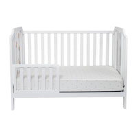 Celeste 3 In 1 Convertible Island Crib White White Solid Wood